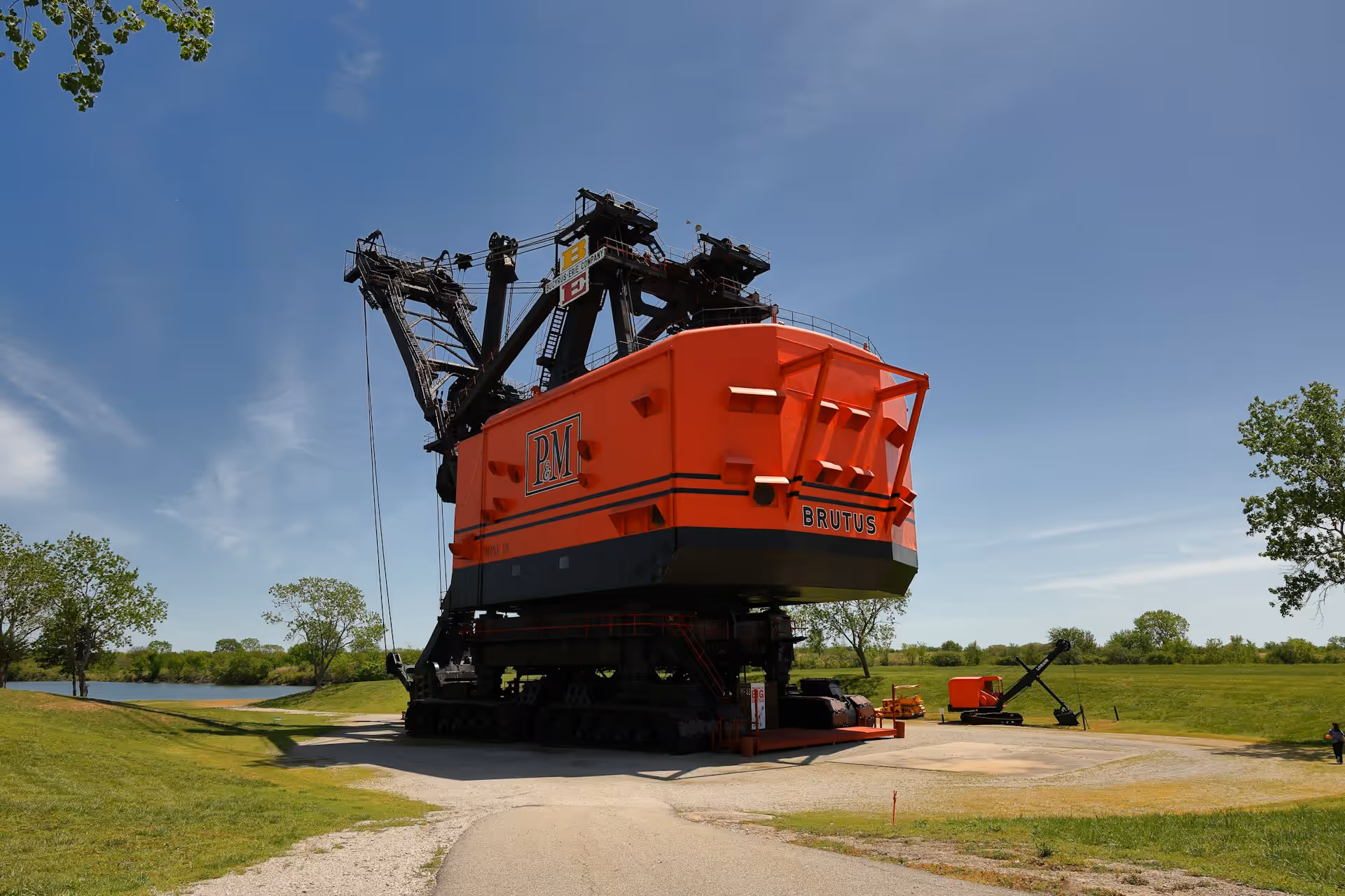 Big Brutus, the historic electric mining shovel near Pittsburg, KS