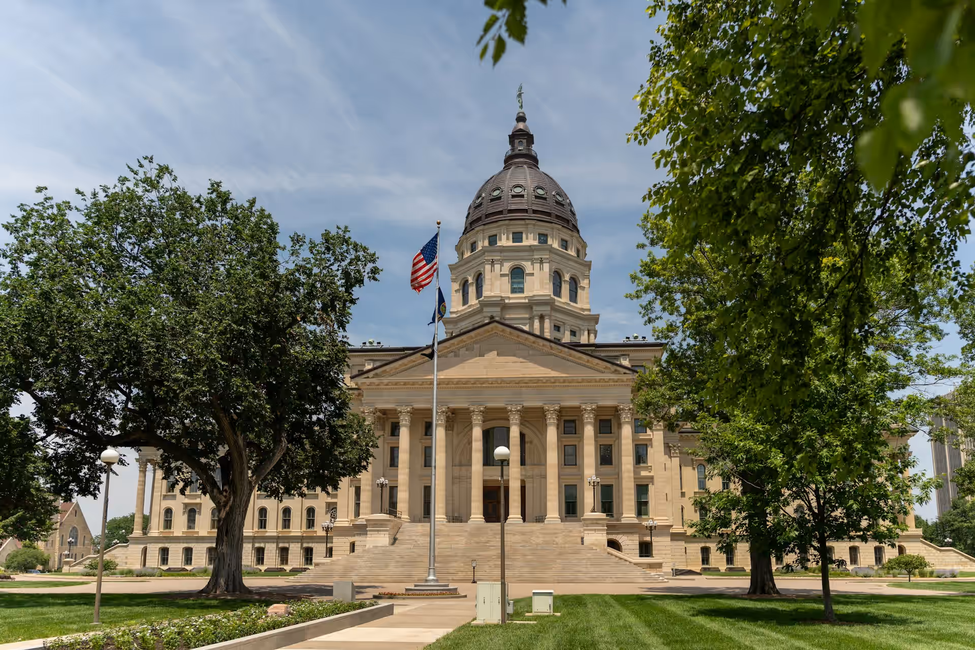 Kansas State Capitol building in Topeka, KS