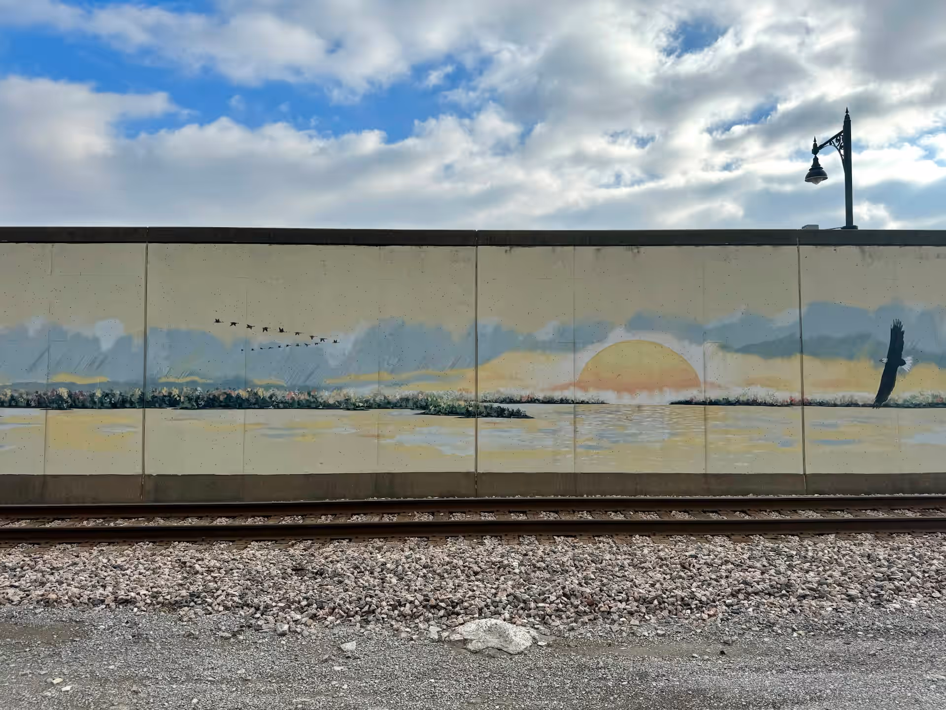 Painted mural in downtown Cape Girardeau, MO
